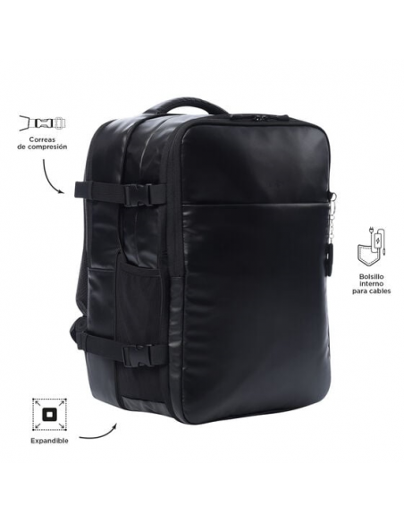 MOCHILA TOTTO EXPANDIBLE Y BOLSILLO PORTATIL MORRAL GROW