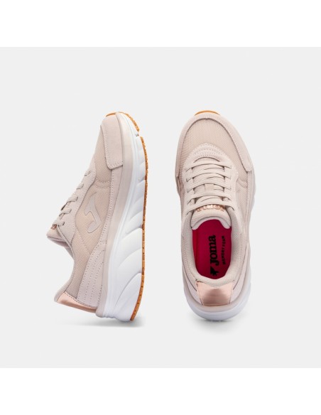 ZAPATILLA JOMA MORGANA LADY 2625 BEIGE CMORLS2625  PLANTILLA de EVA ERMOCONFORMADA MEMORY FOAM