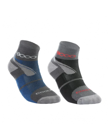 Calcetines Grises 2 Pares +8000 C-19203 26V Trekking Coolmax