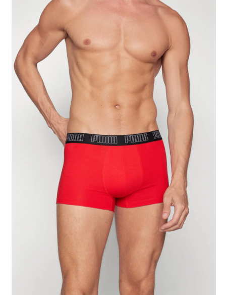 Boxer Pack de 2 unidades Puma Rojo y Negro Men Everyday Basic Boxers 701226387 011