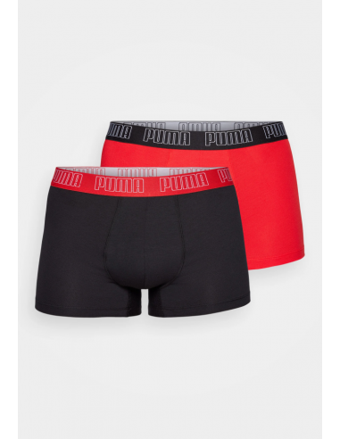 Boxer Pack de 2 unidades Puma Rojo y Negro Men...