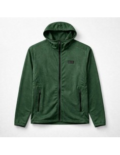 Sudadera Verde +8000 TIROS 253 hombre Abierta Capucha 2
