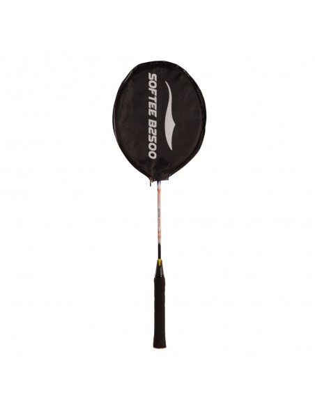 RAQUETA BADMINTON SOFTEE B2500 NEGRA UNISEX ALUMINIO