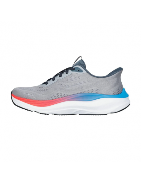 Zapatillas Grises Skechers MAX RUN 221000 hombre Running Slip-ins