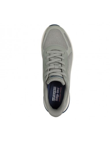 Zapatillas Grises SKECHERS BOBS SQUAD 4 hombre...