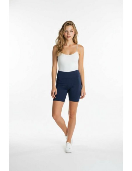 SHORT SONTRESS MEDIO MUSLO MP34-5-030 AZUL MARINO MUJER