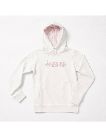 SUDADERA +8000 BLANCA CAPUCHA MUJER LARYS 8239-020