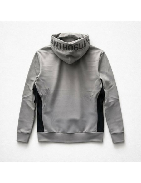 SUDADERA +8000 GRIS CAPUCHA DORNE 8235-042 HOMBRE