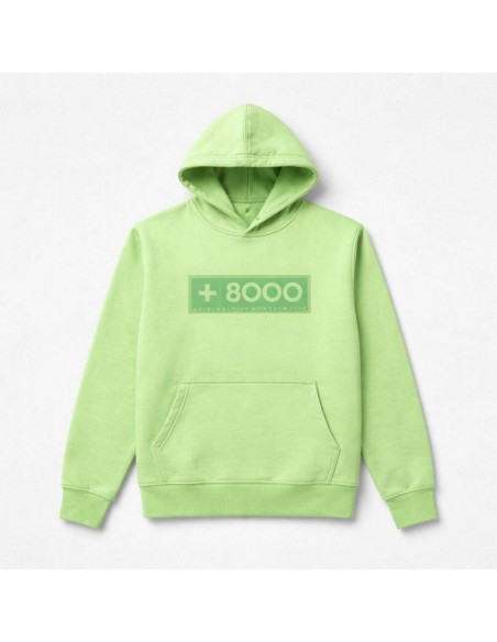 SUDADERA +8000 VERDE CAPUCHA JAQUEN 8240-058 JUNIOR