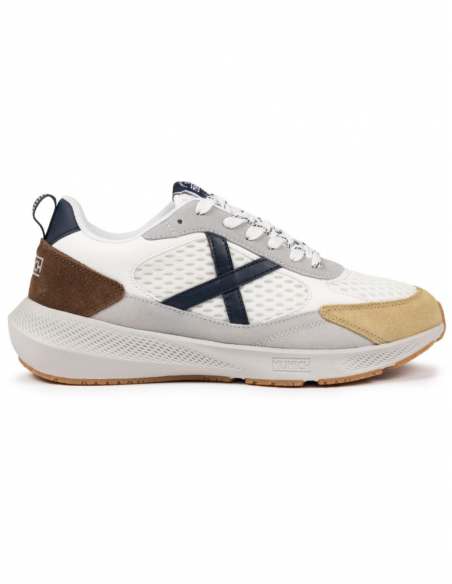 Zapatillas Blancas Munich LOOP 05 hombre Casual Moda
