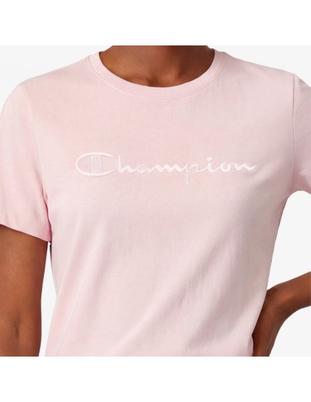 CAMISETA CHAMPION ROSA 118382-PS222 MUJER