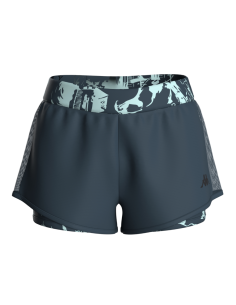 Pantalon corto 2-1 verde Kappa mujer 311P6NW