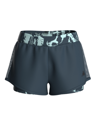 Pantalon corto 2-1 verde Kappa mujer 311P6NW