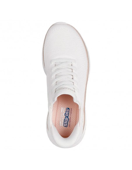 ZAPATILLA SKECHERS BOBS SQUAD BLANCA 117497/WTGD
