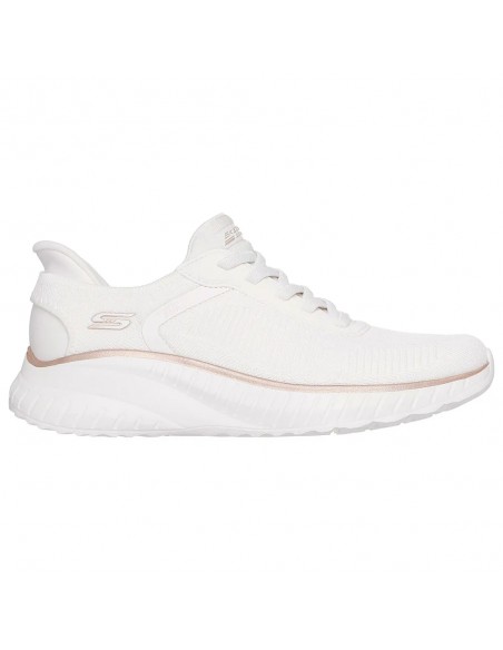 ZAPATILLA SKECHERS BOBS SQUAD BLANCA 117497/WTGD