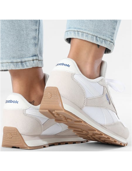 ZAPATILLAS REEBOK MUJER CLASSIC AZ BLANCO GRIS