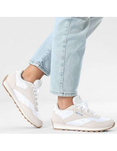 ZAPATILLAS REEBOK MUJER CLASSIC AZ BLANCO GRIS