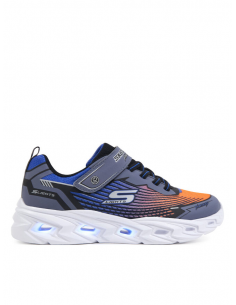 ZAPATILLAS SKECHERS VORTEX 3.0  NIÑO LUCES GRIS/NARANJA... 2