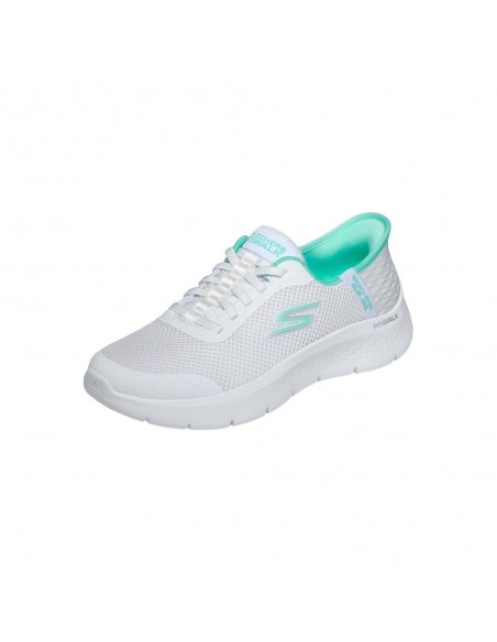 ZAPATILLA SKECHERS BLANCA MUJER 124836-WMNT GO WALK FLEX