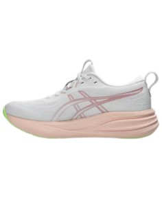 Zapatilla blanca-rosa Asics runing mujer 1012B930-100