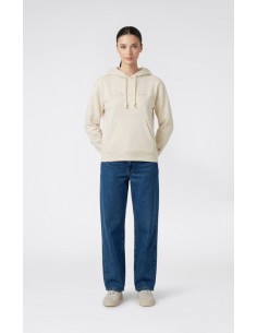 SUDADERA CHAMPION 118553 EM005 OHMM BEIGE MUJER CAPUCHA 2