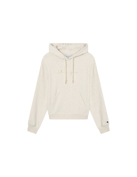 SUDADERA CHAMPION 118553 EM005 OHMM BEIGE MUJER CAPUCHA