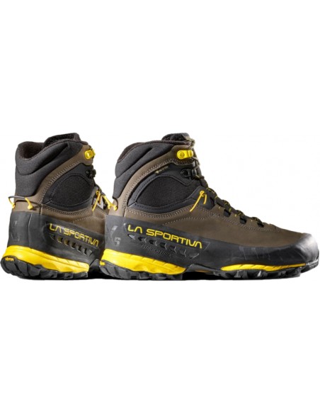 Botas de Montaña Negras La Sportiva TX5 EVO MID GTX  CARBON/YELLOW  hombre Hiking
