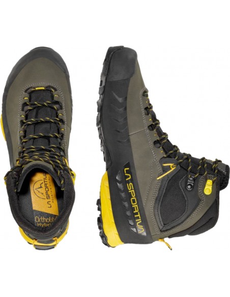 Botas de Montaña Negras La Sportiva TX5 EVO MID GTX  CARBON/YELLOW  hombre Hiking