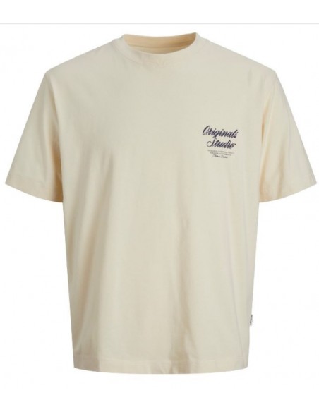 Camiseta JACK & JONES JORNORREBRO TYPO TEE SS CREW NECK  NOOS 12282898 BEIGE Beige