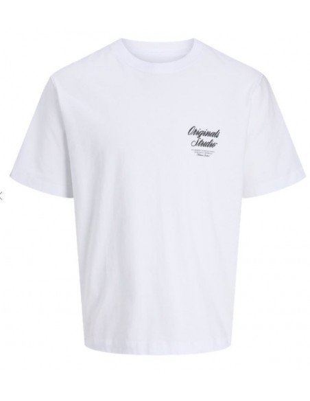 Camiseta JACK & JONES JORNORREBRO TYPO TEE SS CREW NECK  NOOS 12282898 BLANCO Blanco