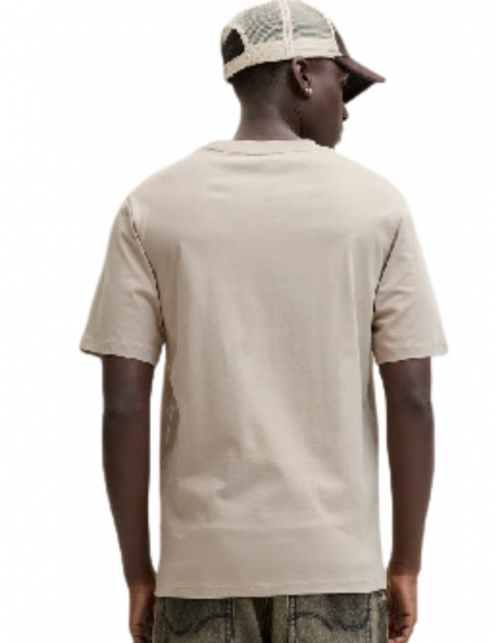 Camiseta JACK & JONES JCOFUSION DOTS PRINT TEE SS CREW SN 12289863 Beige Beige