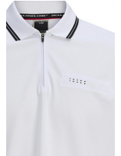 Polo JACK & JONES JCOFUSION BRANDING POLO ZIP SS 12289953... 2