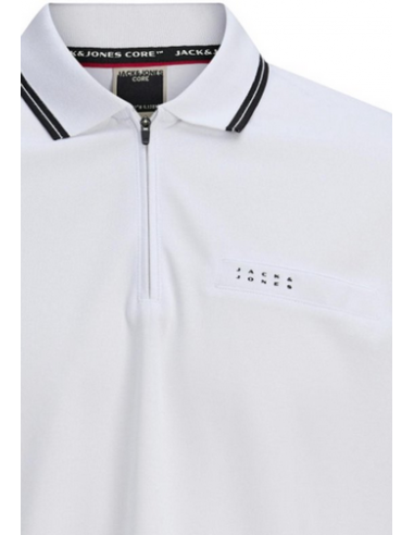 Polo JACK & JONES JCOFUSION BRANDING POLO ZIP...