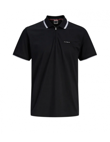 Polo JACK & JONES JCOFUSION BRANDING POLO ZIP...