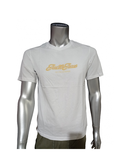 Camiseta JACK & JONES JORCATSKILLS BALLON TEE SS CN FST 12297893 Blanco Blanco