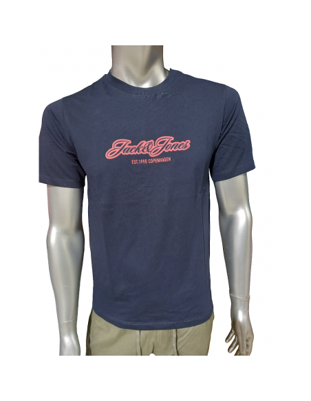 Camiseta JACK & JONES JORCATSKILLS BALLON TEE SS CN FST 12297893 Marino Marino