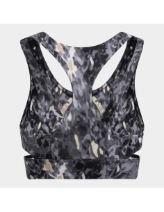 SUJETADOR DEPORTIVO NEGRO-GRIS JOMA MUJER 902667 2