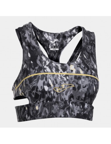 SUJETADOR DEPORTIVO NEGRO-GRIS JOMA MUJER 902667