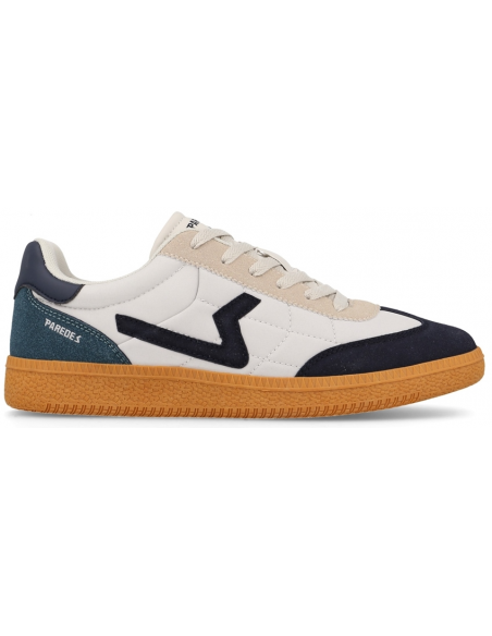 ZAPATILLA PAREDES DC26636 CASUAL ICOD BLANCO-AZUL MARINO HOMBRE