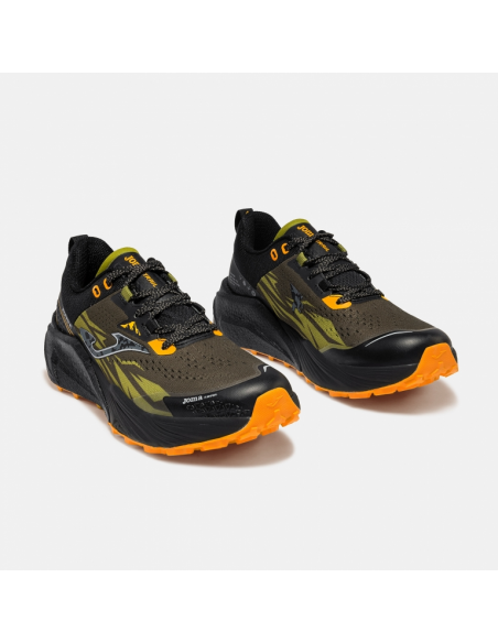 ZAPATILLA TRAIL JOMA TKRASS2623 NEGRO-AMARILLO HOMBRE SUELA CAUCHO