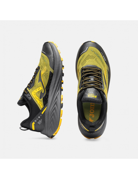 ZAPATILLA TRAIL JOMA TKRASS2623 NEGRO-AMARILLO HOMBRE SUELA CAUCHO