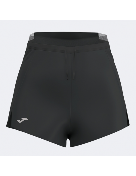 PANTALON CORTO JOMA TRAIL OZONE 902633.100 NEGRO MUJER RUNNING
