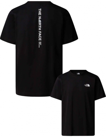CAMISETA MANGA CORTA HOMBRE THE NORTH FACE M VERTICAL LOGO SS TEE TNF