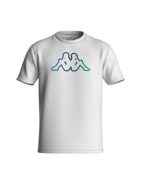 CAMISETA KAPPA LOGO IONI 34251SW BLANCA HOMBRE MANGA CORTA