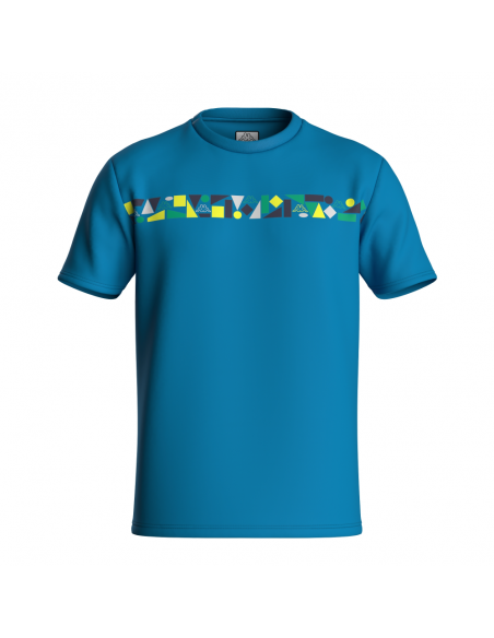 CAMISETA KAPPA LOGO IOTU 34251TW-Q22 AZUL HOMBRE MANGA CORTA