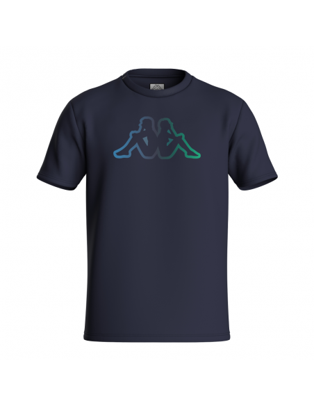 CAMISETA KAPPA LOGO IONI 34251SW-193 AZUL MARINO HOMBRE MANGA CORTA