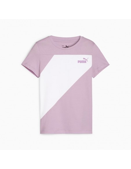 Camiseta de manga corta PUMA 679359-60-PUMA POWER Tee G-NIÑA-VIOLETA