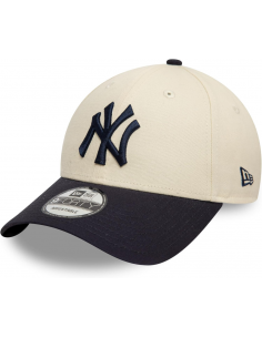 GORRA NEW ERA COLOUR BLOCK 9FORTY NEYYAN BEIGE/MARINO...