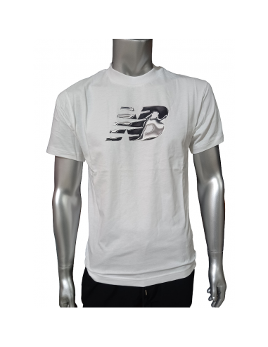Camiseta NEW BALANCE FUT TCH SS MT615104 WT Blanco