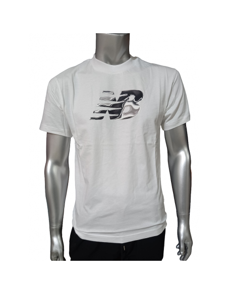 Camiseta NEW BALANCE FUT TCH SS MT615104 WT Blanco